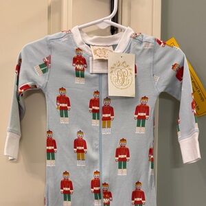 The Beaufort Bonnet Company Blue Nutcracker Kids Pajamas
